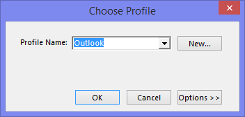 MFCMAPI - Choose Profile