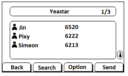 Upload the remote group on Yealink IP Phone