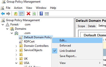 active directory password expiration policy